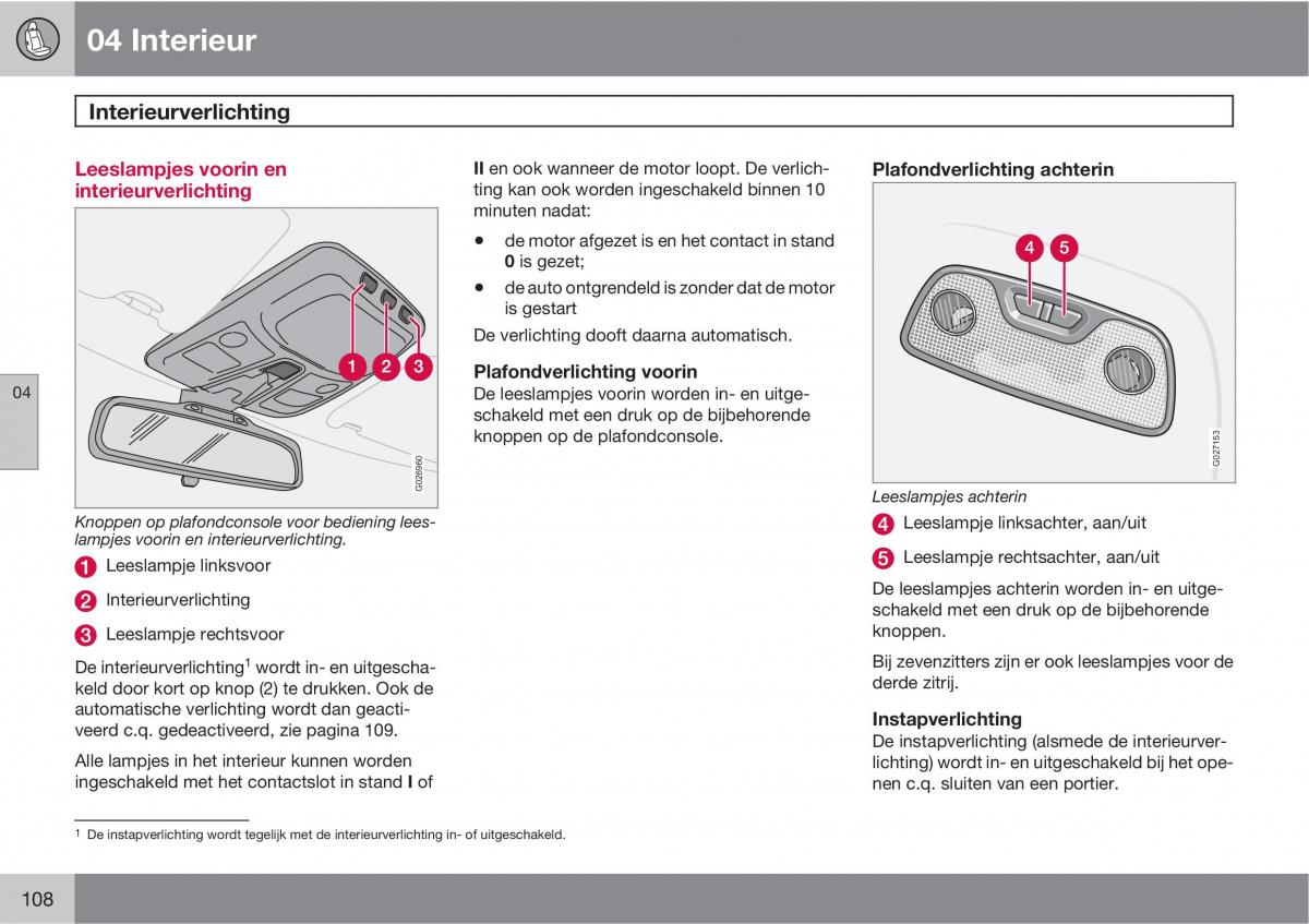 Volvo XC90 I 1 handleiding / page 110