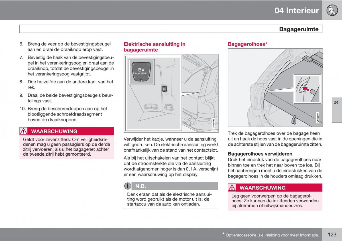 Volvo XC90 I 1 handleiding / page 125