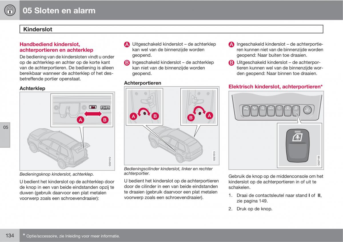 Volvo XC90 I 1 handleiding / page 136