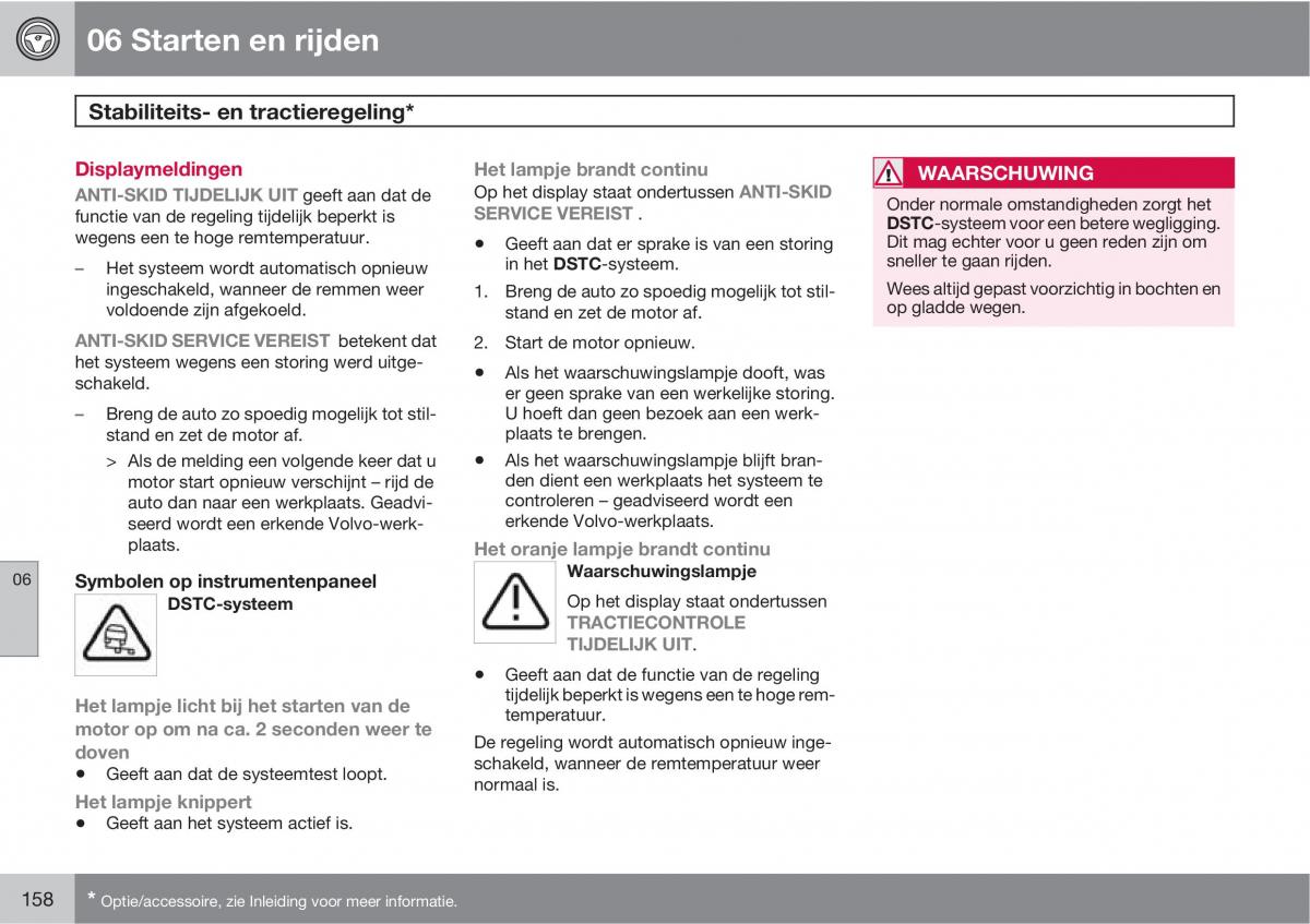 Volvo XC90 I 1 handleiding / page 160