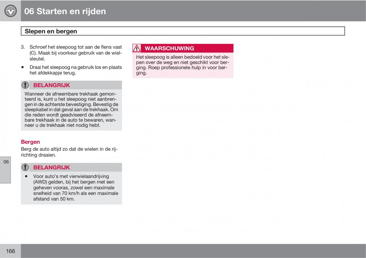 Volvo XC90 I 1 handleiding / page 168