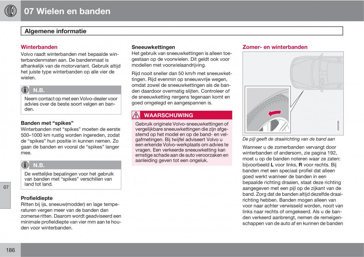 Volvo XC90 I 1 handleiding / page 188