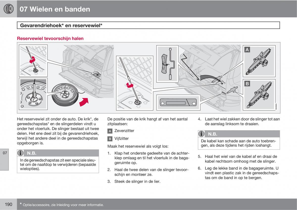 Volvo XC90 I 1 handleiding / page 192