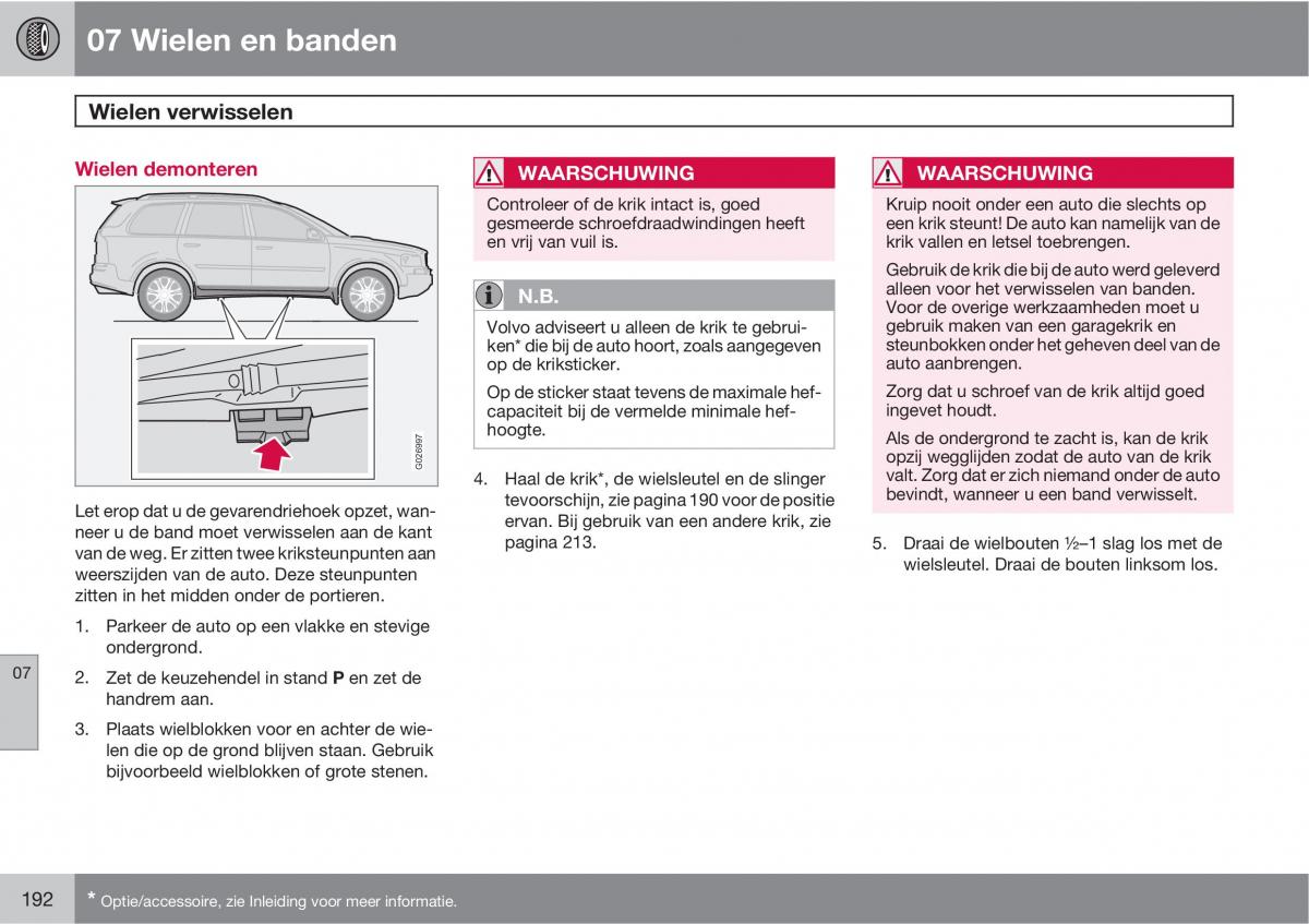 Volvo XC90 I 1 handleiding / page 194