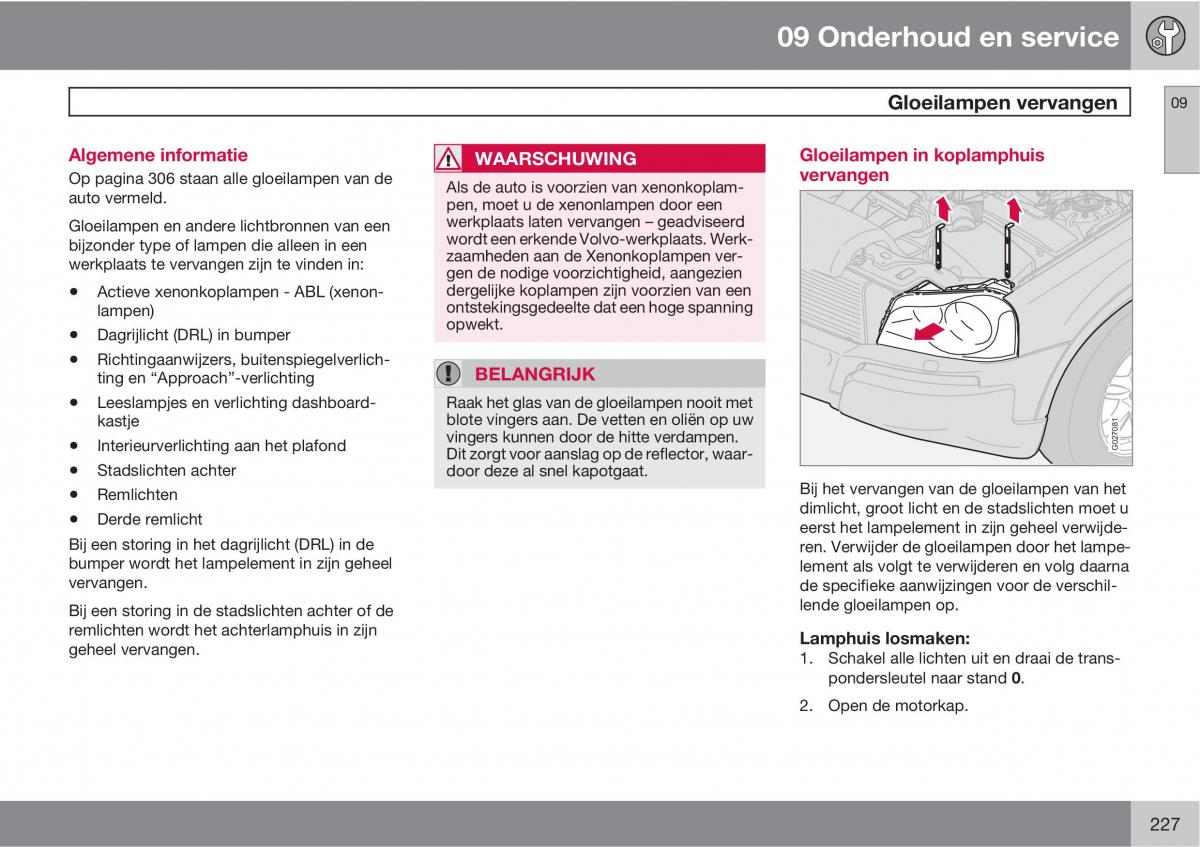 Volvo XC90 I 1 handleiding / page 229