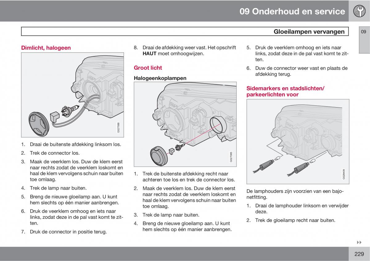 Volvo XC90 I 1 handleiding / page 231