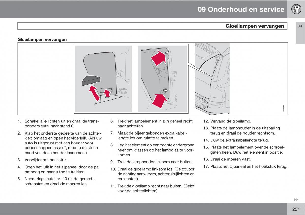 Volvo XC90 I 1 handleiding / page 233