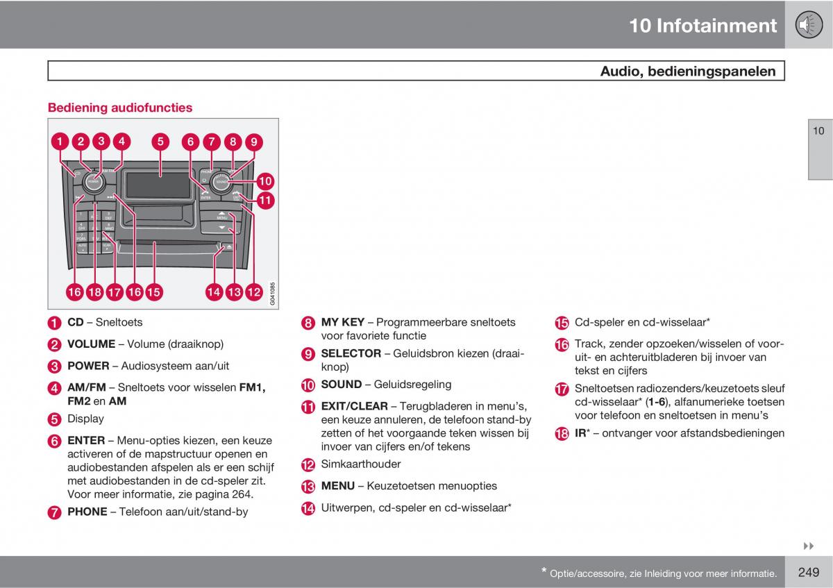 Volvo XC90 I 1 handleiding / page 251