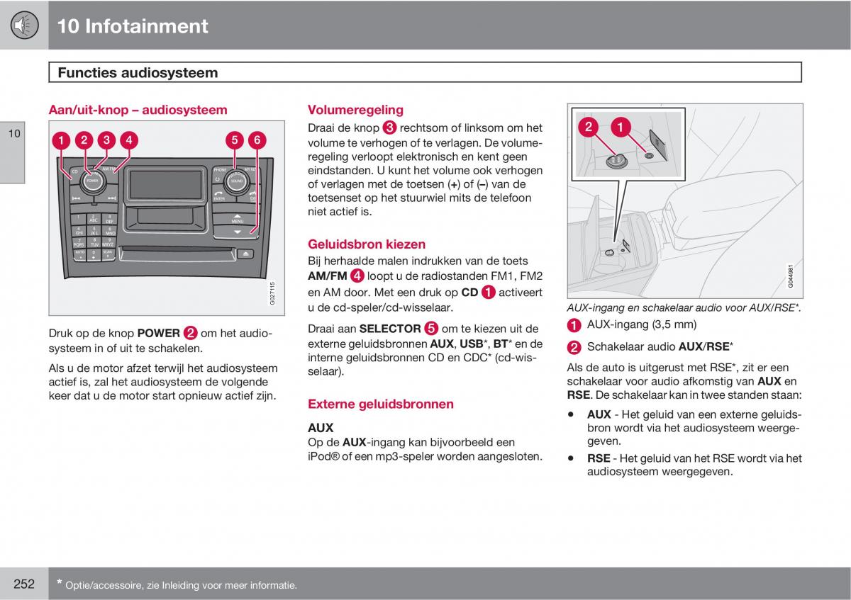 Volvo XC90 I 1 handleiding / page 254