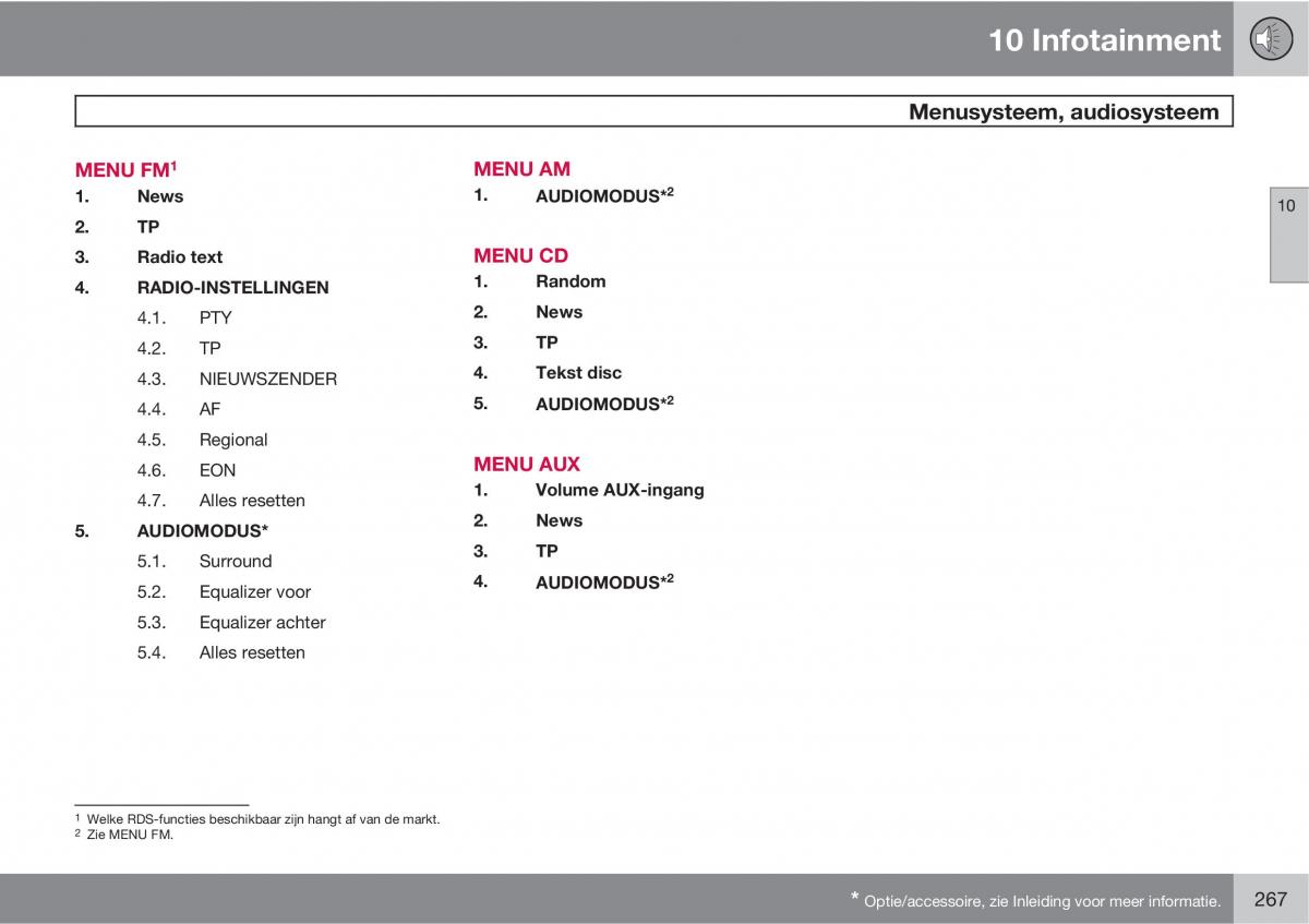 Volvo XC90 I 1 handleiding / page 269