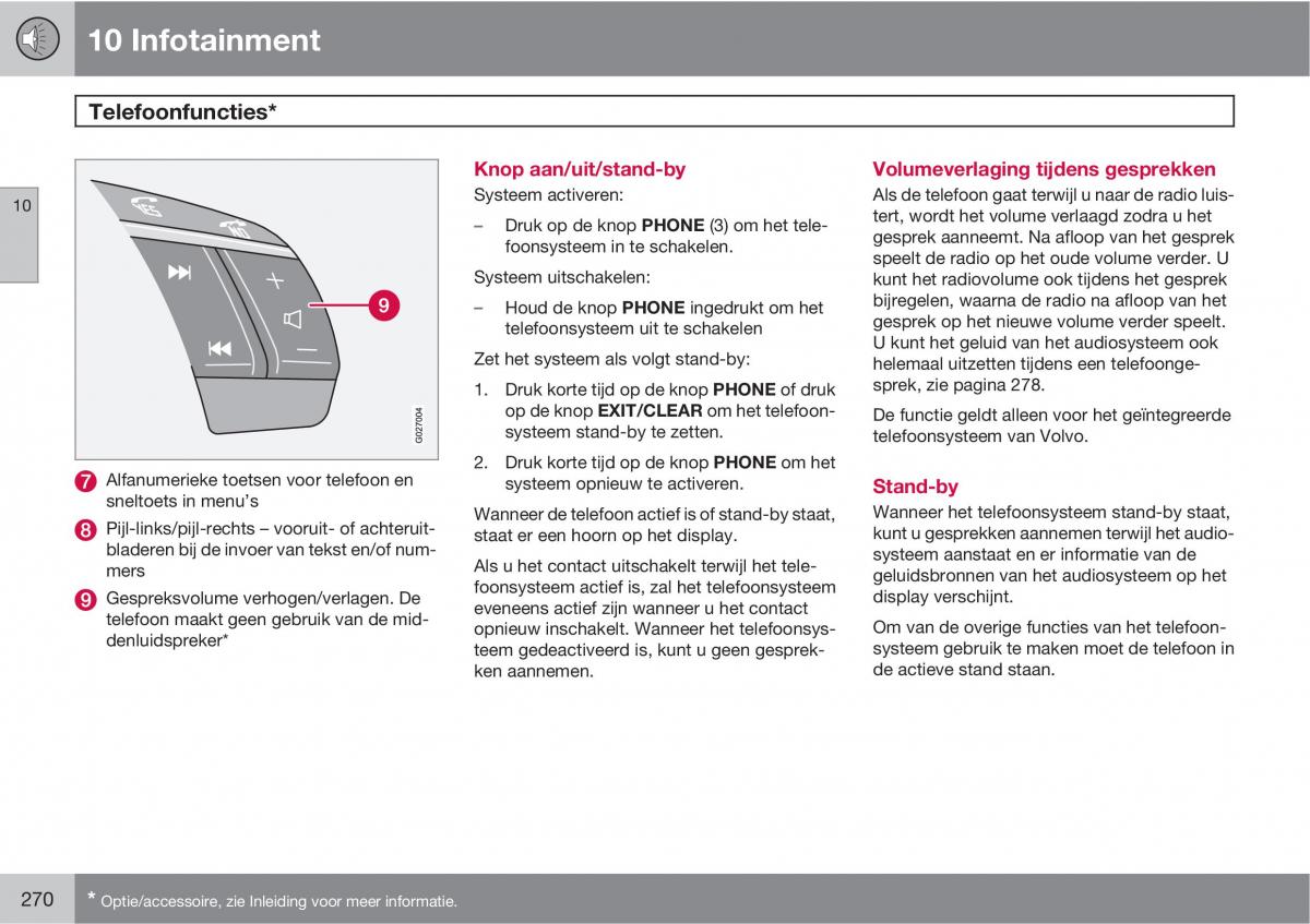 Volvo XC90 I 1 handleiding / page 272