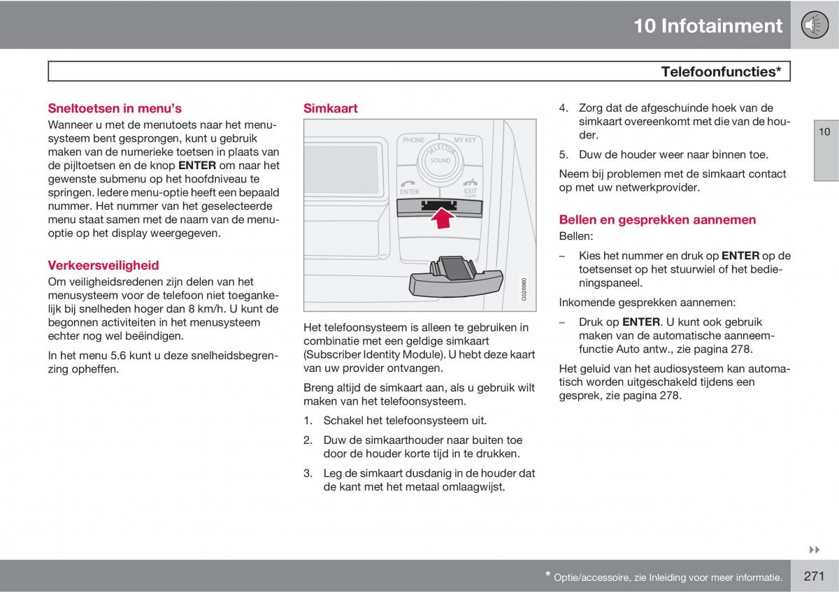 Volvo XC90 I 1 handleiding / page 273