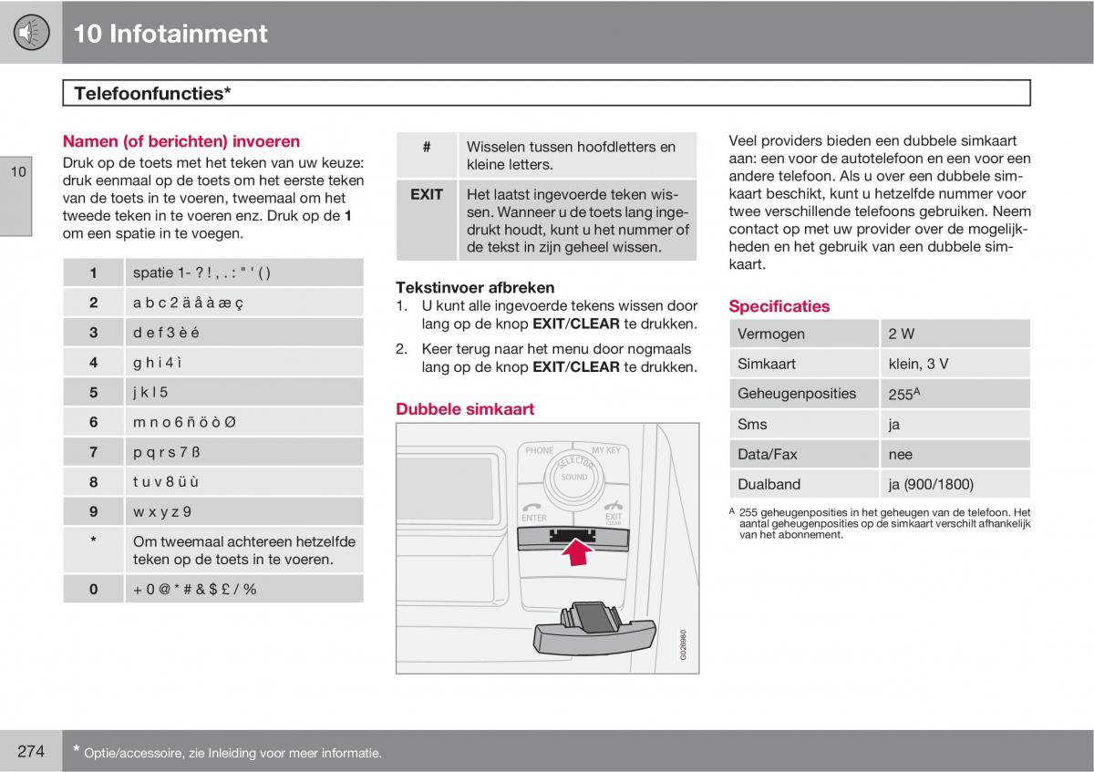 Volvo XC90 I 1 handleiding / page 276