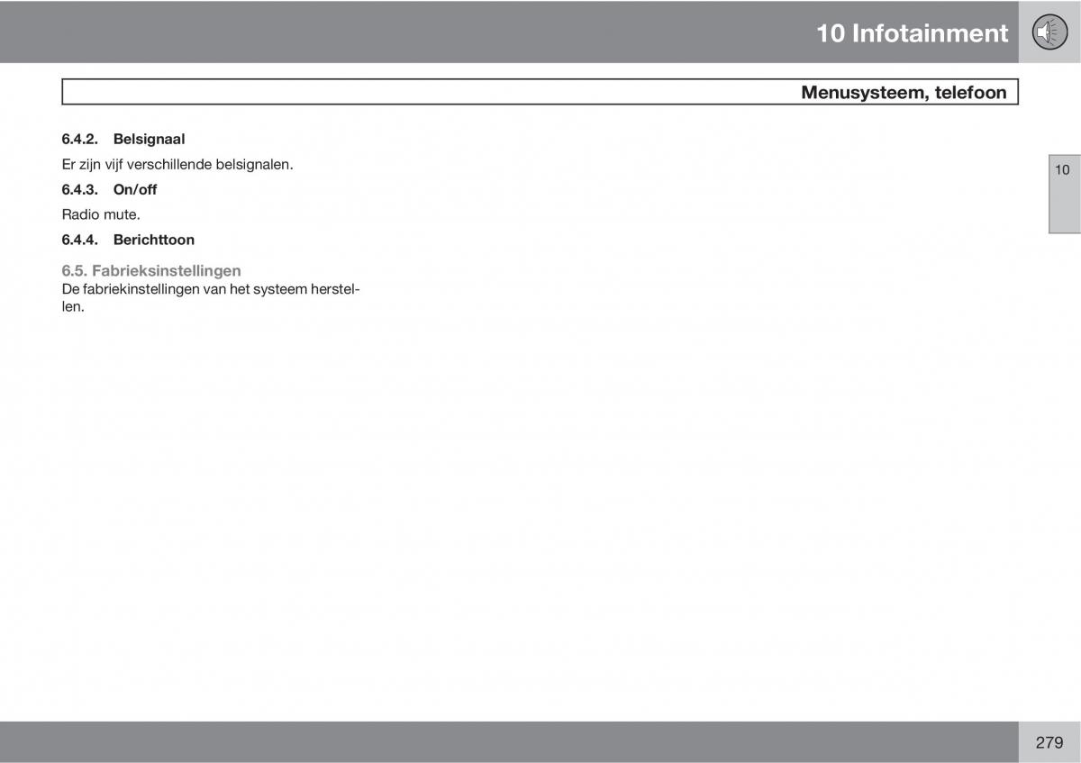 Volvo XC90 I 1 handleiding / page 281