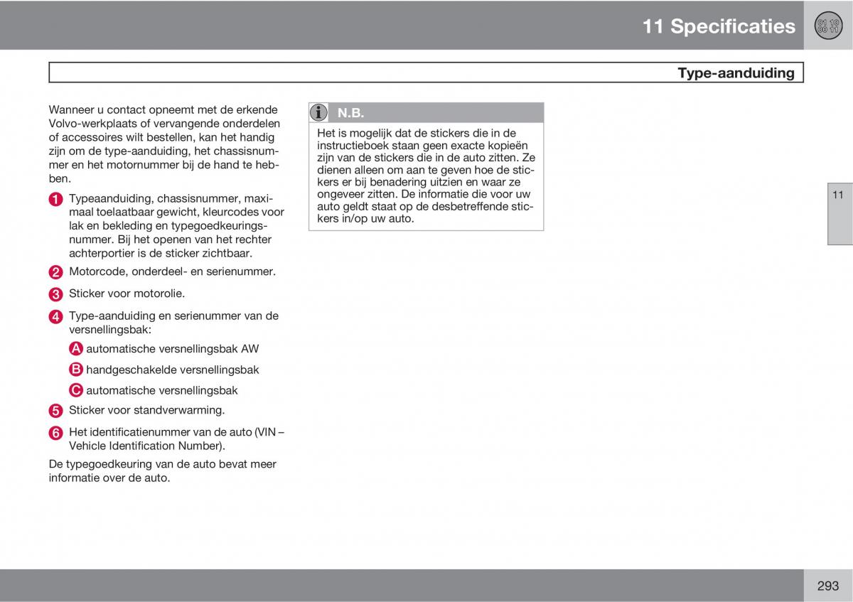 Volvo XC90 I 1 handleiding / page 295