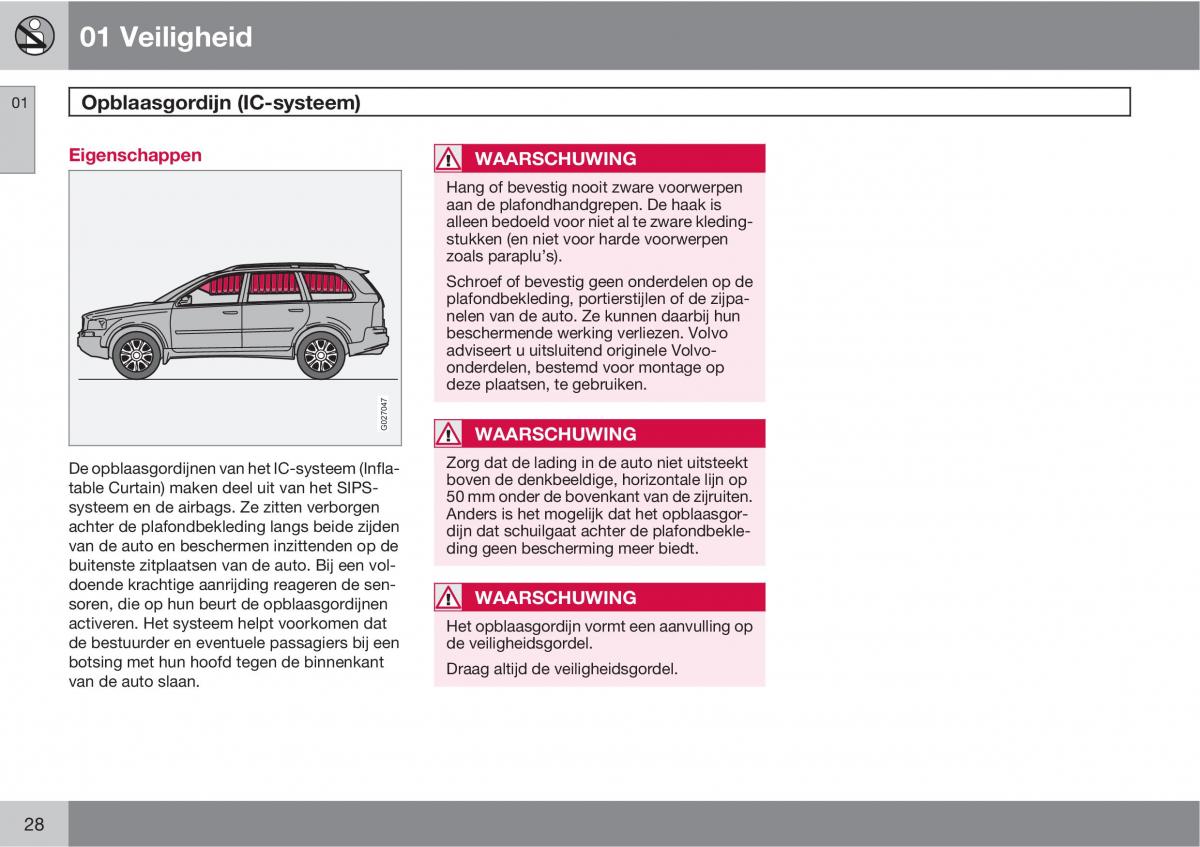 Volvo XC90 I 1 handleiding / page 30