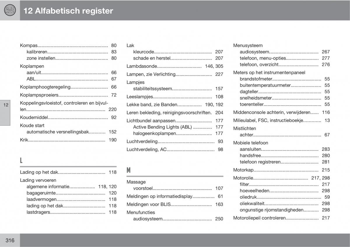 Volvo XC90 I 1 handleiding / page 318