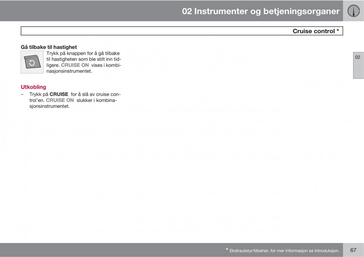 Volvo XC90 I 1 bruksanvisningen / page 69