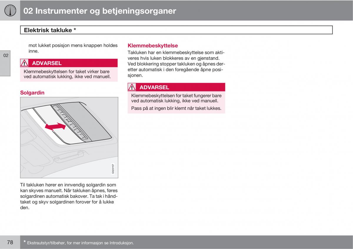 Volvo XC90 I 1 bruksanvisningen / page 80