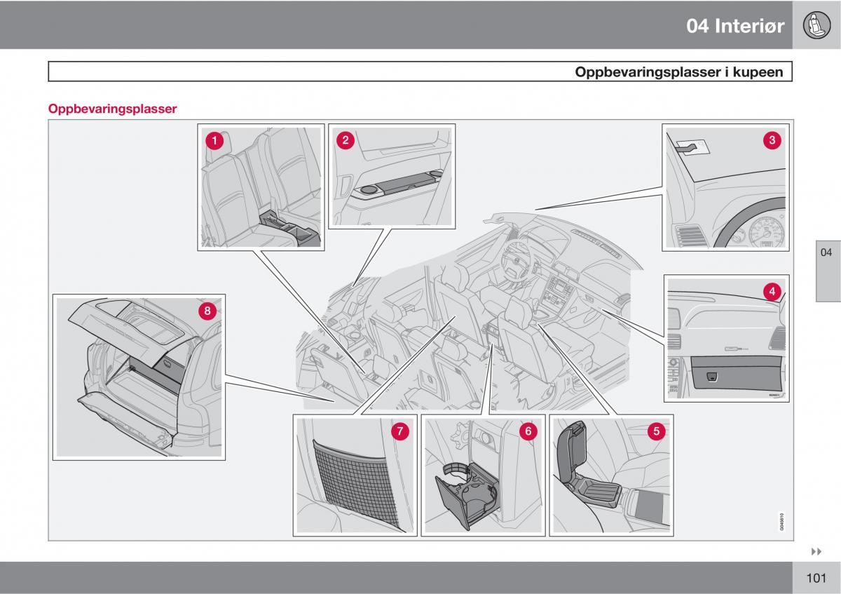 Volvo XC90 I 1 bruksanvisningen / page 103