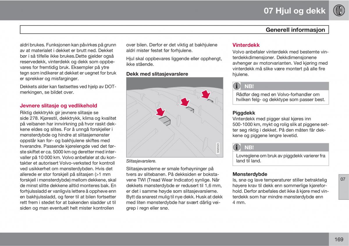 Volvo XC90 I 1 bruksanvisningen / page 171