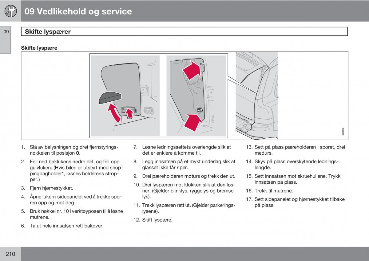 Volvo XC90 I 1 bruksanvisningen / page 212