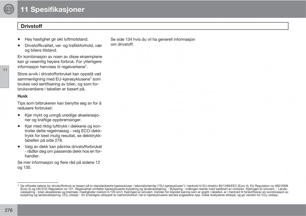 Volvo XC90 I 1 bruksanvisningen / page 278