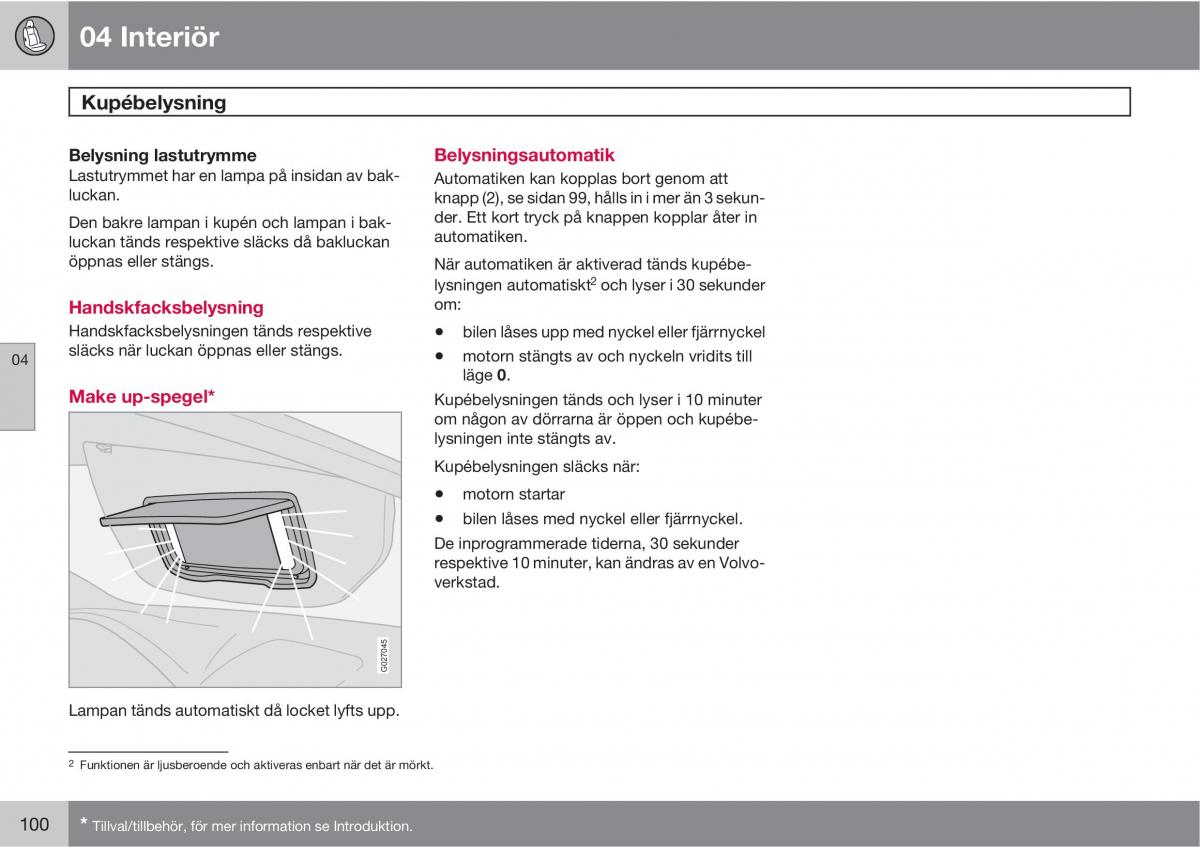 Volvo XC90 I 1 instruktionsbok / page 102