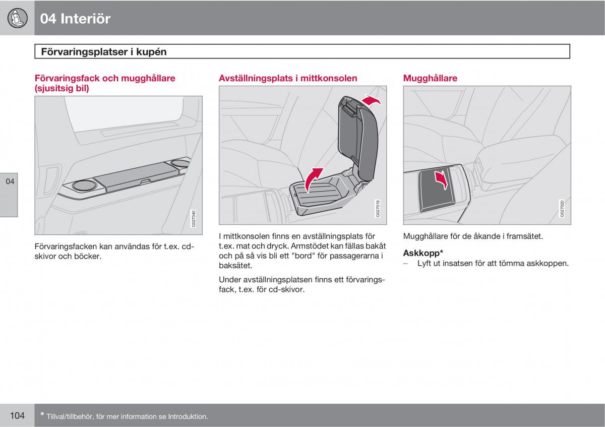 Volvo XC90 I 1 instruktionsbok / page 106