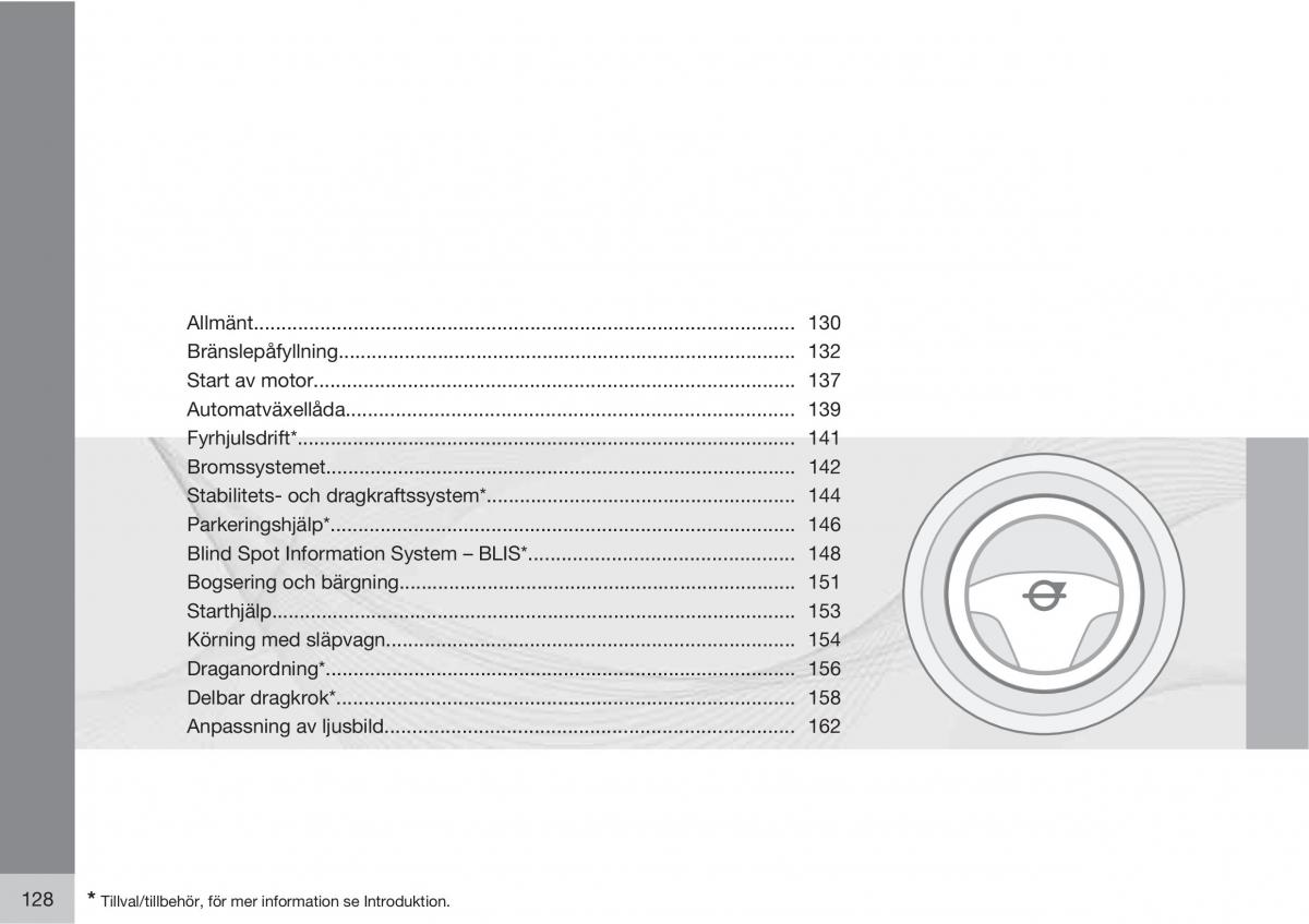 Volvo XC90 I 1 instruktionsbok / page 130