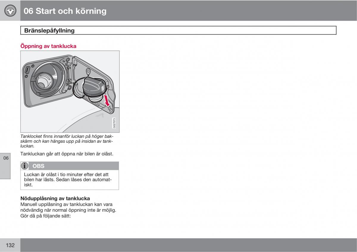 Volvo XC90 I 1 instruktionsbok / page 134