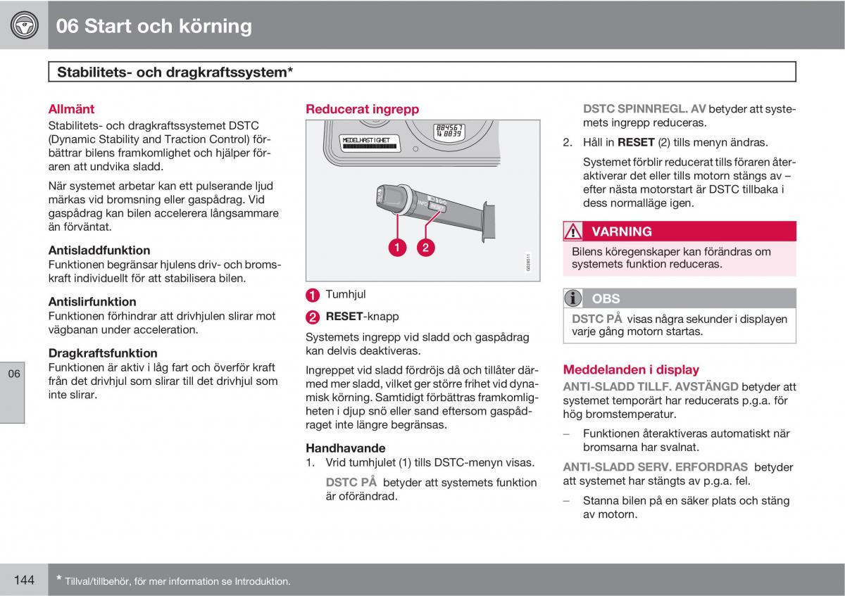 Volvo XC90 I 1 instruktionsbok / page 146