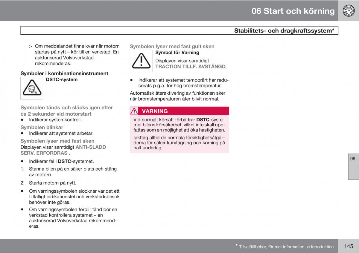 Volvo XC90 I 1 instruktionsbok / page 147