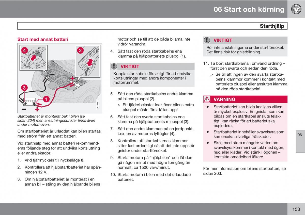 Volvo XC90 I 1 instruktionsbok / page 155