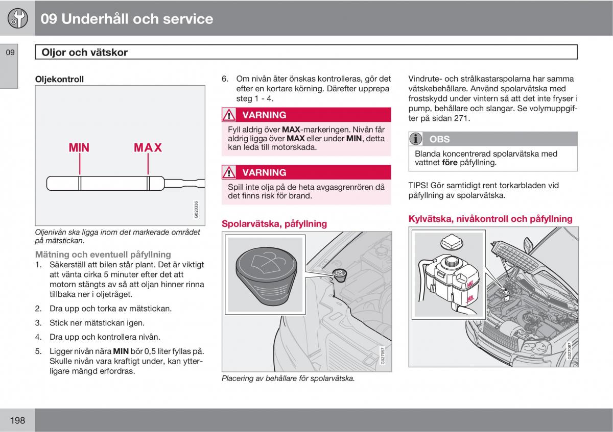 Volvo XC90 I 1 instruktionsbok / page 200