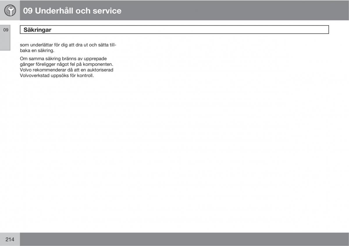 Volvo XC90 I 1 instruktionsbok / page 216