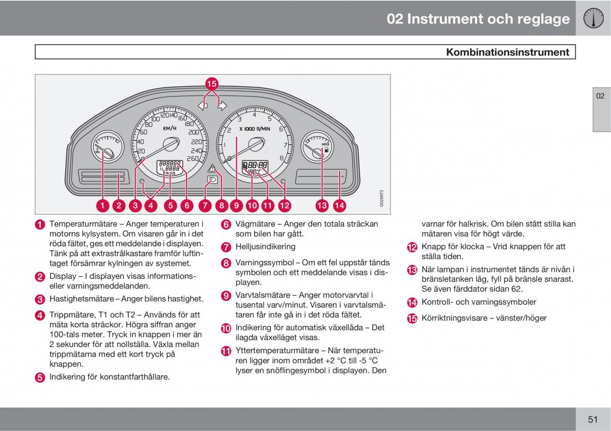 Volvo XC90 I 1 instruktionsbok / page 53