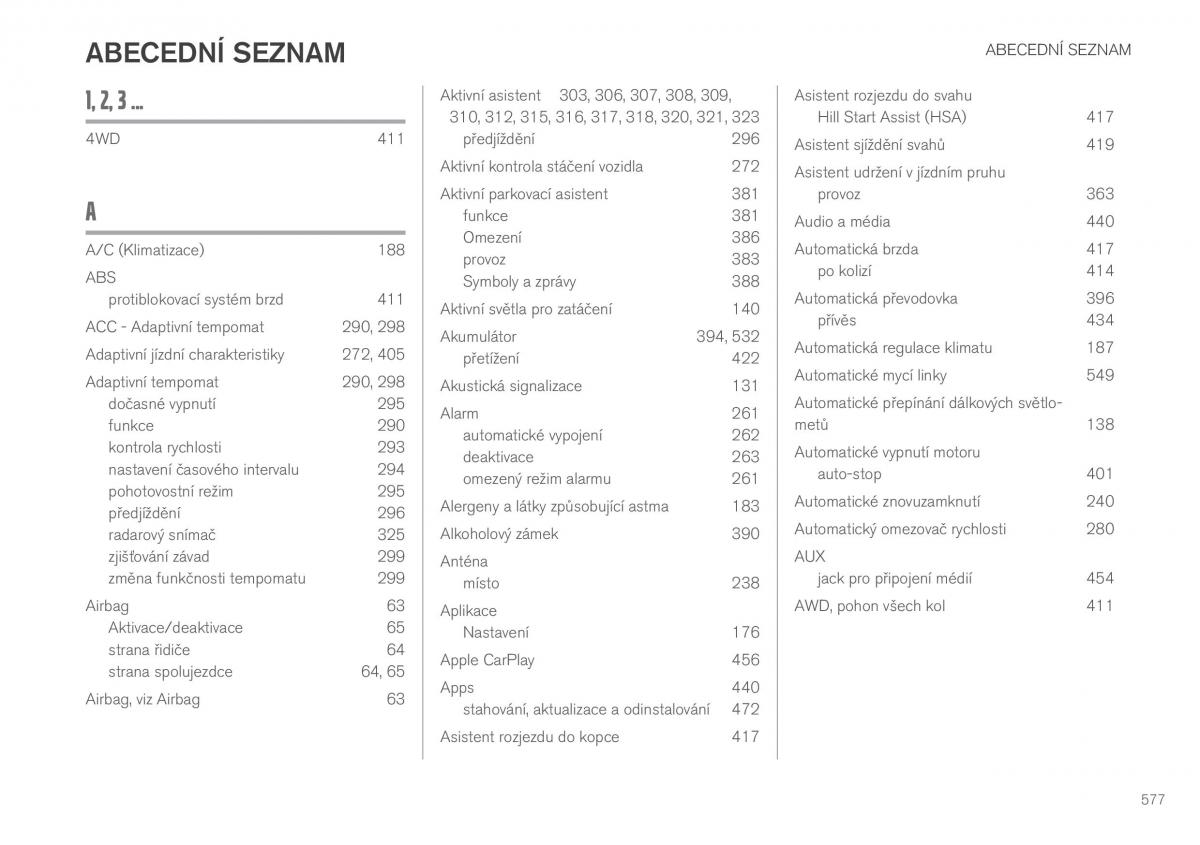 Volvo XC90 II 2 navod k obsludze / page 579