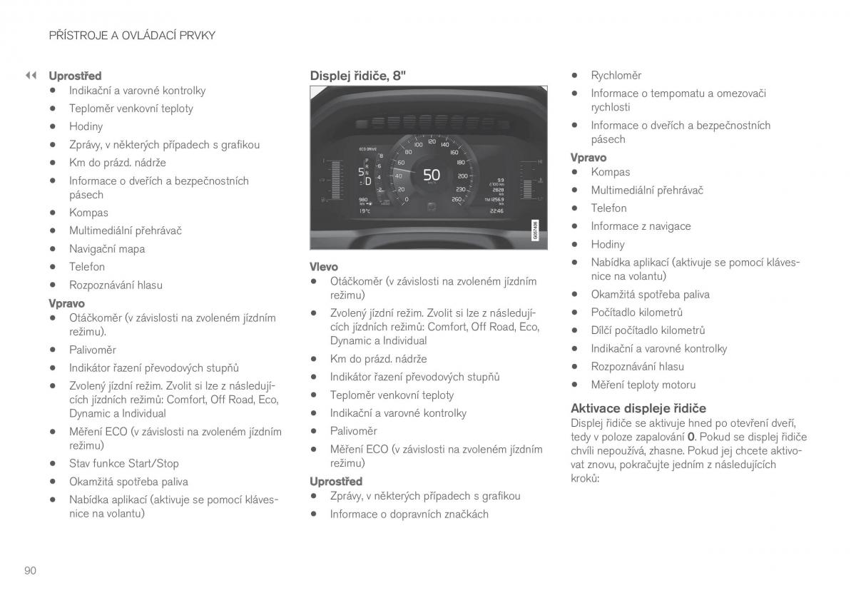 Volvo XC90 II 2 navod k obsludze / page 92