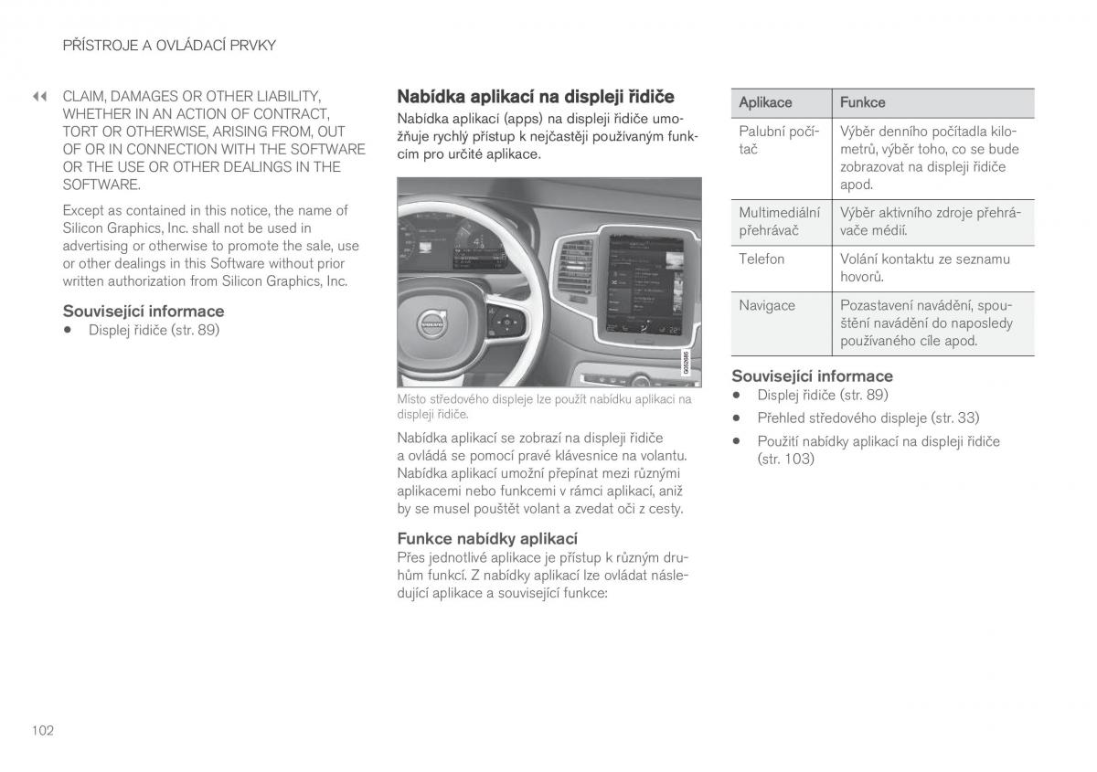 Volvo XC90 II 2 navod k obsludze / page 104