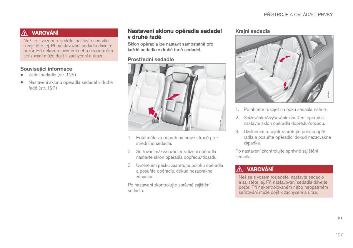 Volvo XC90 II 2 navod k obsludze / page 129