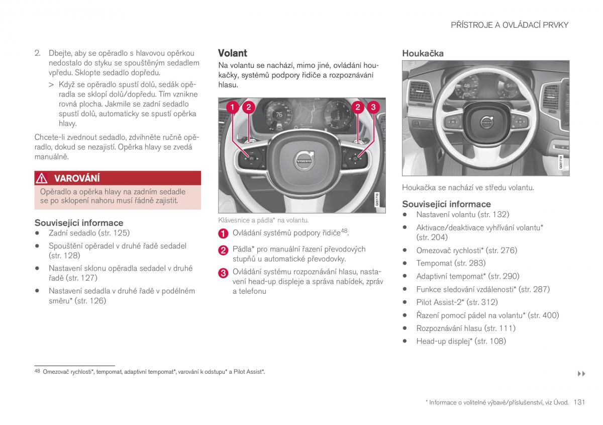 Volvo XC90 II 2 navod k obsludze / page 133