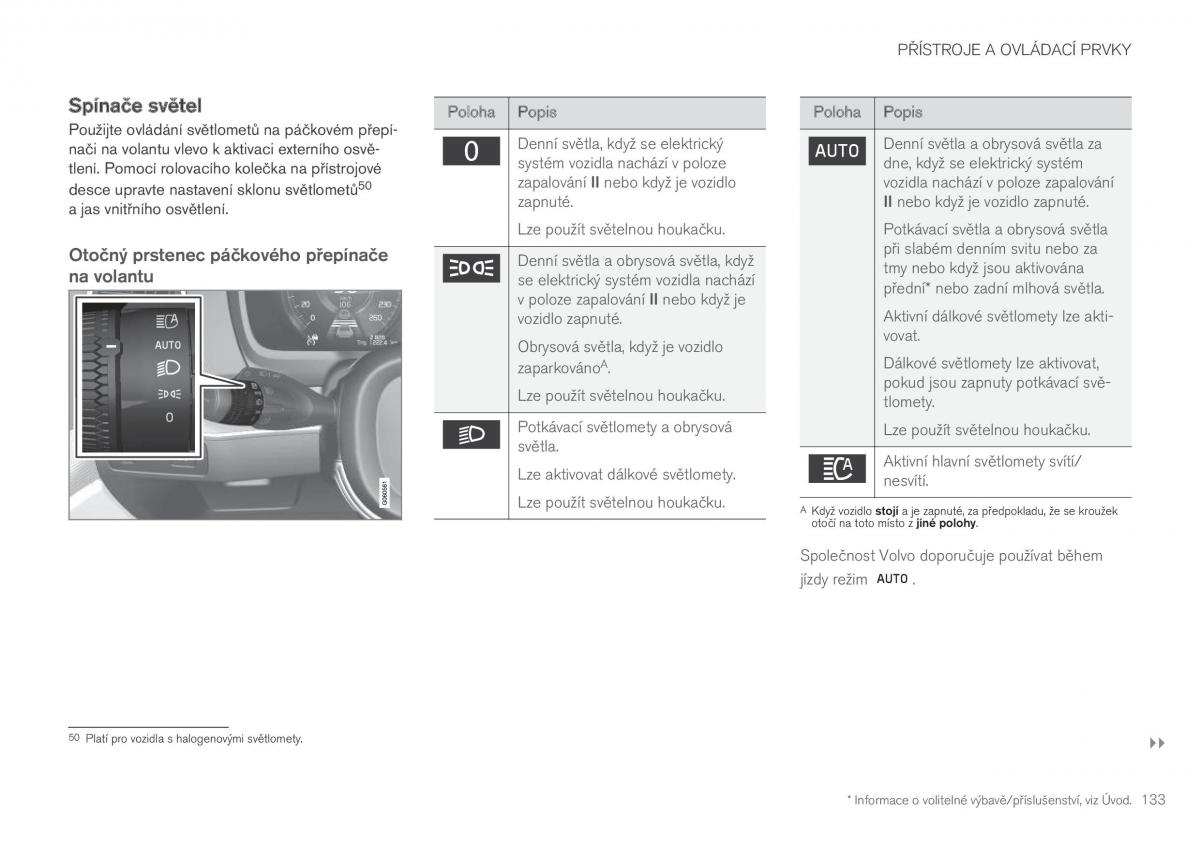 Volvo XC90 II 2 navod k obsludze / page 135