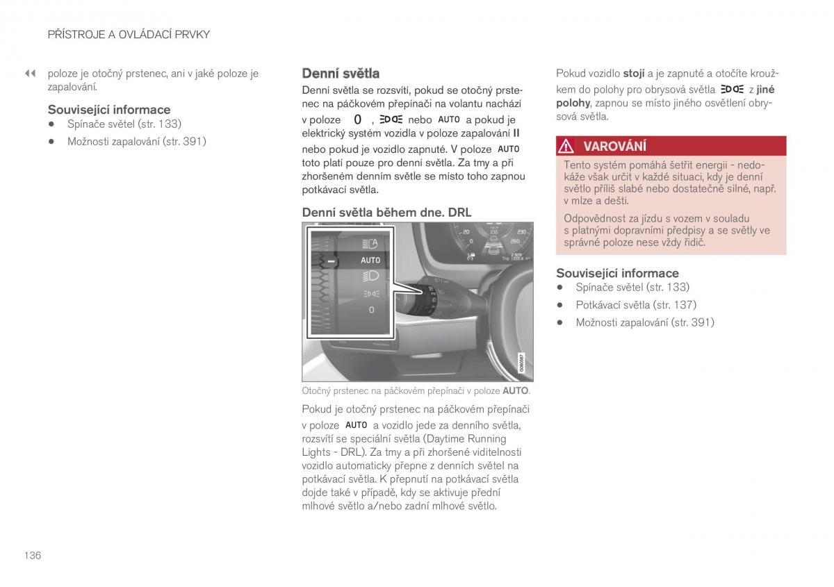 Volvo XC90 II 2 navod k obsludze / page 138