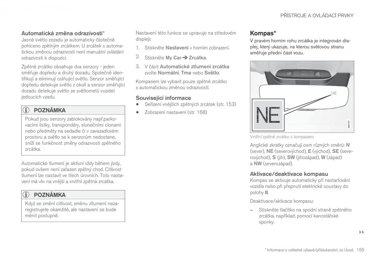 Volvo XC90 II 2 navod k obsludze / page 157