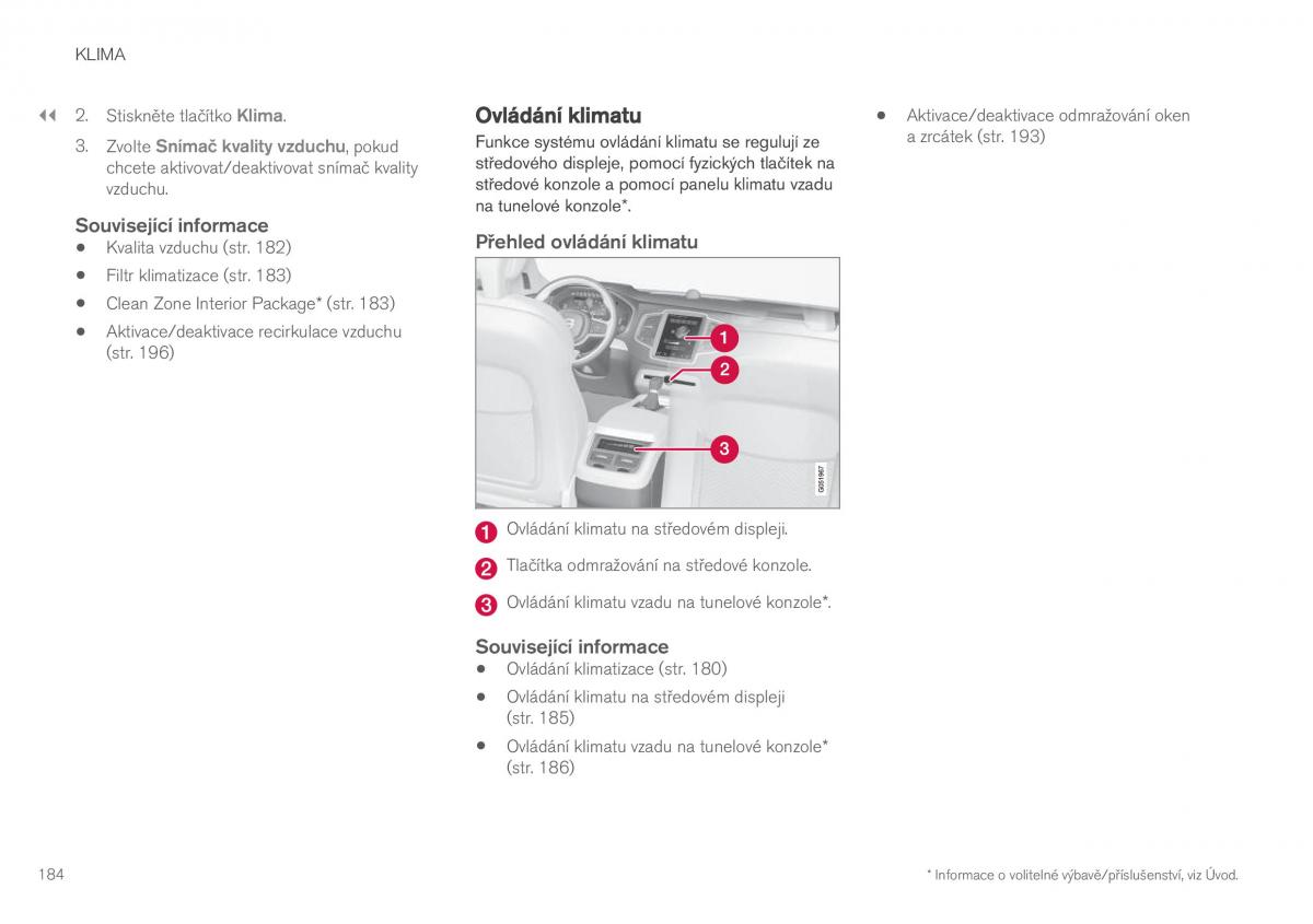 Volvo XC90 II 2 navod k obsludze / page 186