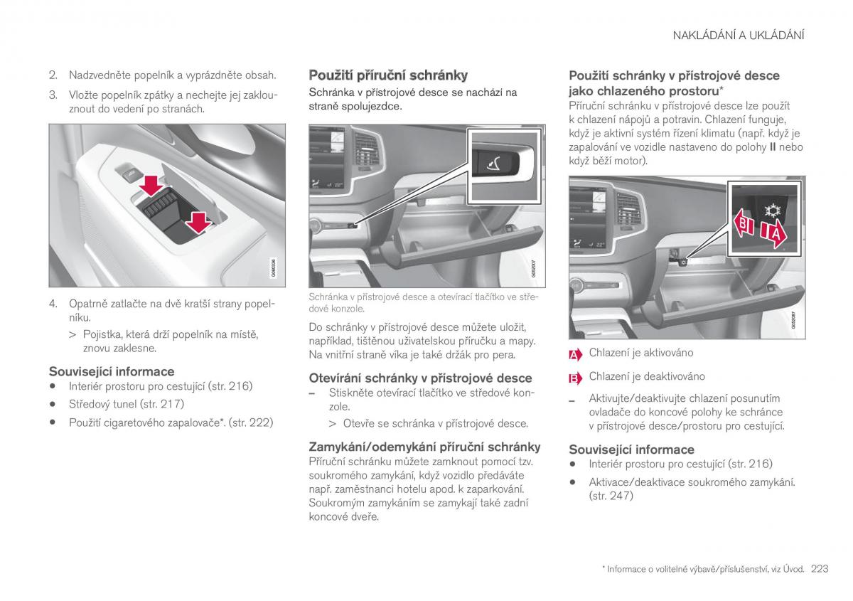 Volvo XC90 II 2 navod k obsludze / page 225