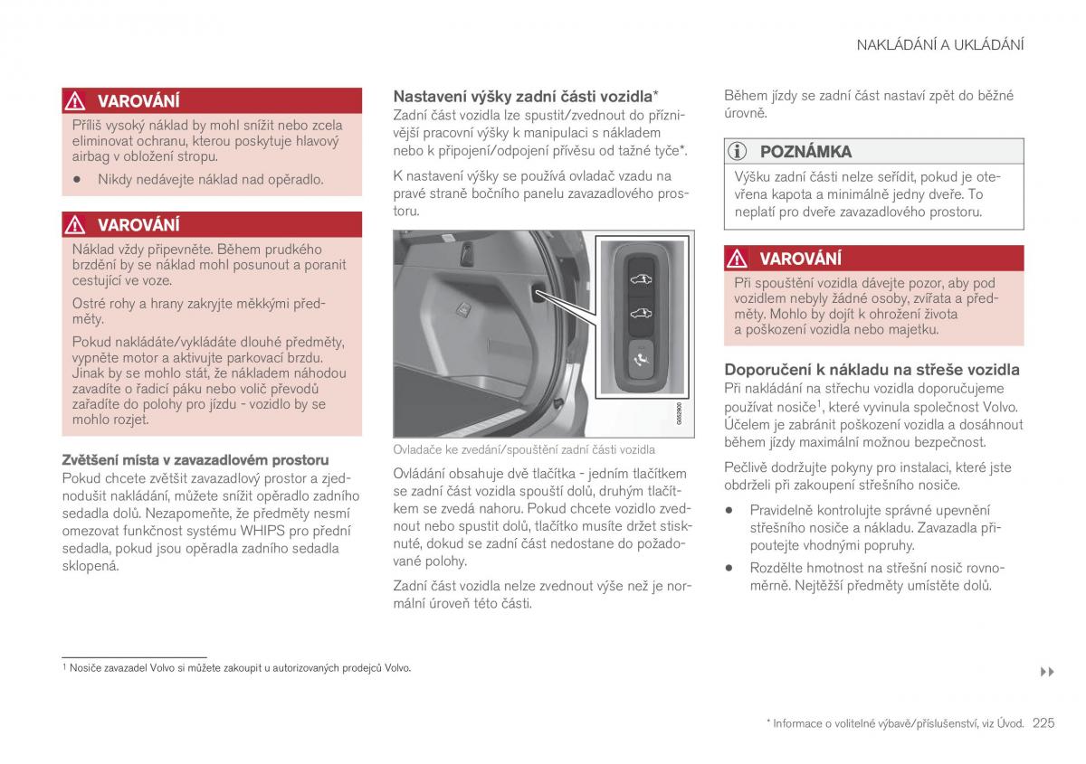 Volvo XC90 II 2 navod k obsludze / page 227