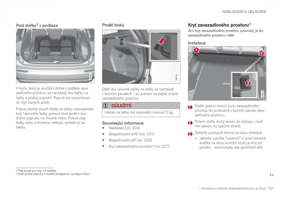 Volvo XC90 II 2 navod k obsludze / page 229