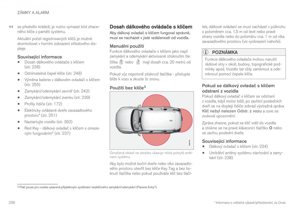 Volvo XC90 II 2 navod k obsludze / page 238